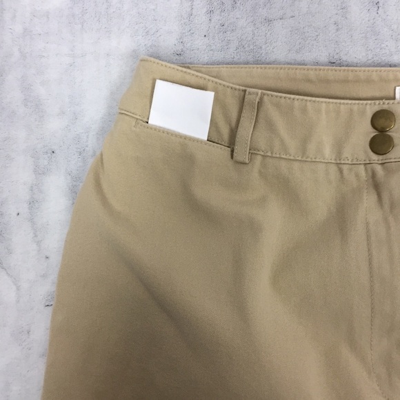 Talbots Petites Pants Womens 12 Beige Stretch Dress Pants High Waisted - Picture 6 of 13